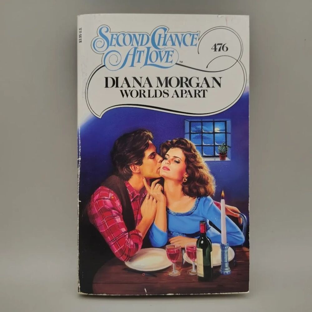 Worlds Apart-Second Chance At Love By Diana Morgan Paperback Romance Fiction